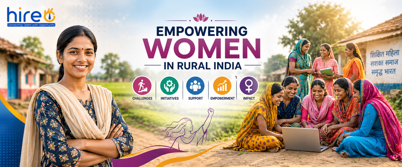 Women Empowerment in Rural India 2026 Challenges, Schemes & Impact – Hireo