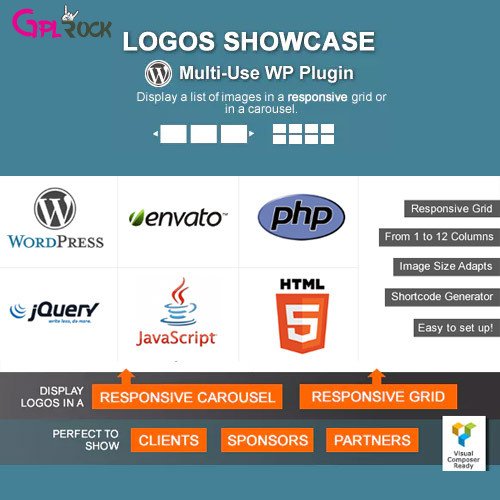 Logos Showcase | Multi-Use Responsive WP Plugin