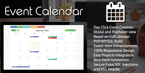 Event Calendar – PHP/MYSQL Plugin